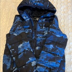 Under Armour Kids Blue and Black Puffer Jacket
